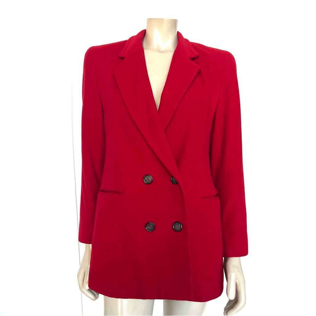 Have Bernard By Bernard Holtzman Red Blazer Jacket